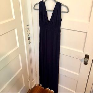 Lord and Taylor Navy Maxi Dress